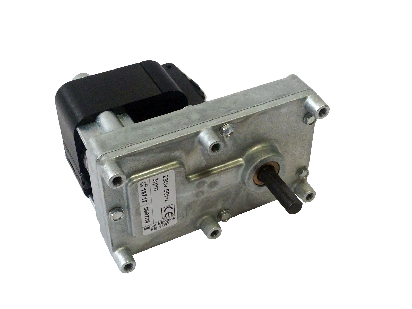 Pellet motor 3 RPM gepulseerd