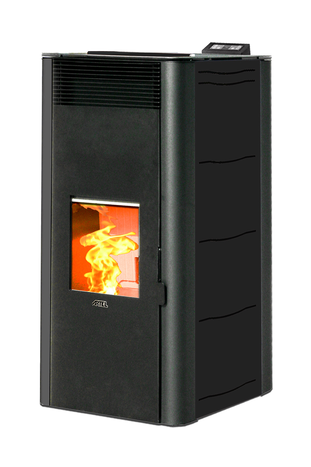 Pelletkachel CV 28 kW (Ã‚Â±540m3) Zwart