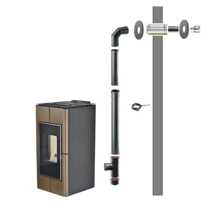 bovenafvoer / gevel met T-stuk main product photo