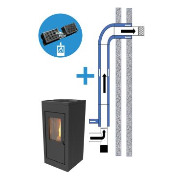 NextGen + Concentrische achterafvoer gevel + Pellet-ABC